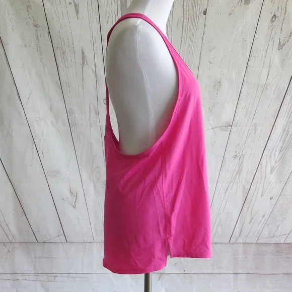 Under Armour Loose Fit Heat Gear Racerback Athletic Workout Tank Top Size Medium - Picture 4 of 7